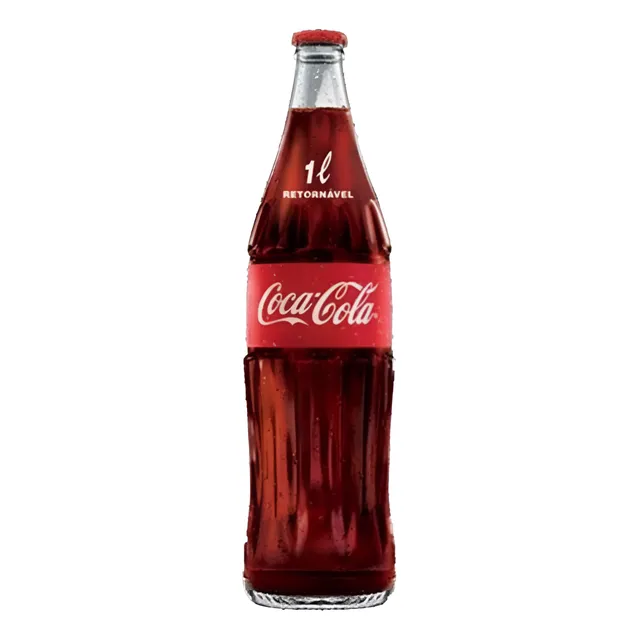 Kit 3 Refrigerante Coca Cola C/ Vasilhame Retornavel 1 Litro