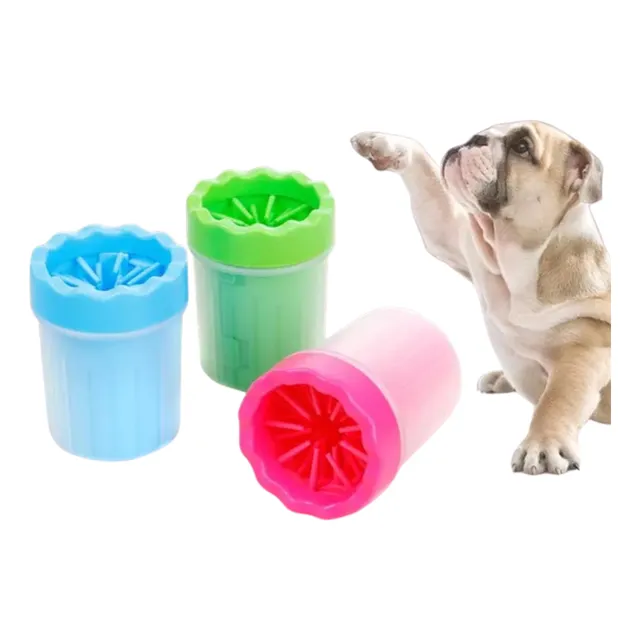 Lavapatas Vaso Limpia Patas Para Perro Mascota Mediano