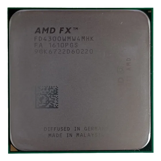 Processador Amd Fx4300 Am3+ 4 Cores Fd4300wmw4mhk 3.8ghz Oem