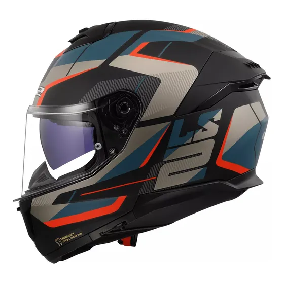 Casco Integral Ls2 808 Stream 2 Jungle Road Fury - Fas Motos