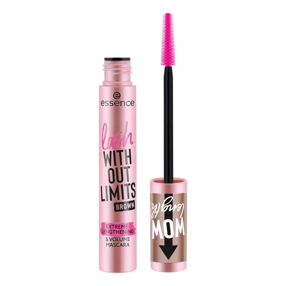 Essence Cosmetics Mascara De Pestañas Lash With Out Limits Color Marrón Oscuro