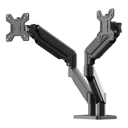Suporte de Monitor braço articulado duplo ajustável Preto WKMSP2