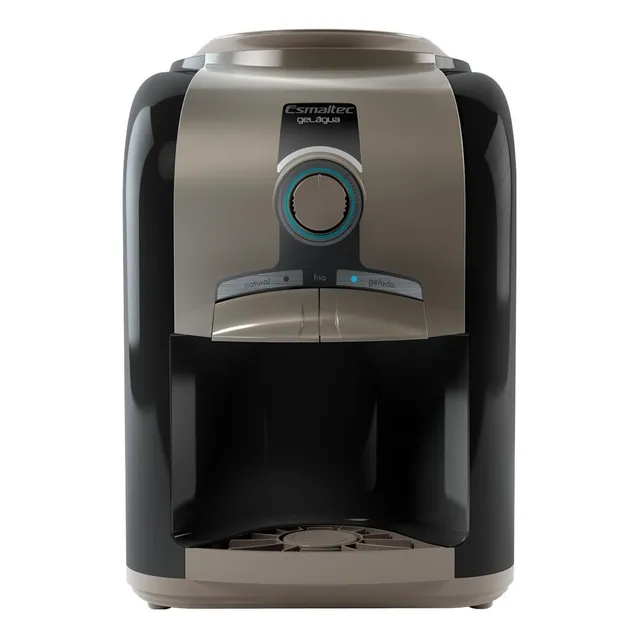 Bebedouro De Mesa Esmaltec Egm30 Linha Estilo Preto 220v