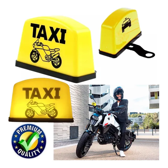 Casco Aviso Para Mototaxi Con Luz Led 12v Para El Retrovisor