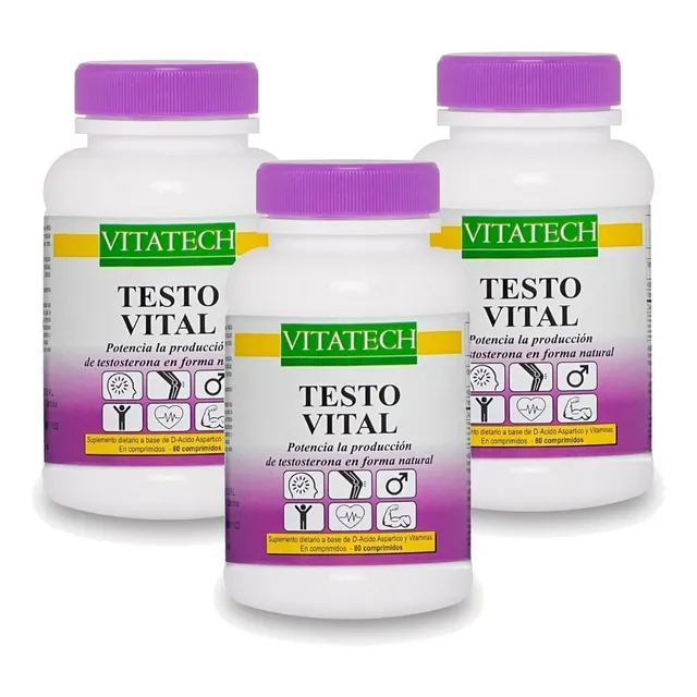 Testo Vital Precursor De Testosterona Masa Muscular Energía