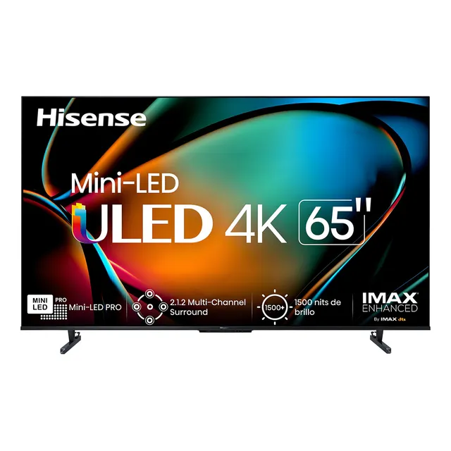 Pantalla Hisense 65U8K 65'' Uled Mini-led Pro 4K
