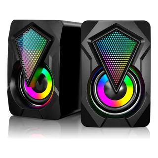 Caixa Caixinha De Som Pc Computador Notebook Gamer Tv Usb P2 Cor Preto 110v/220v Caixa Caixinha De Som Pc Computador Notebook Gamer Tv Usb P2 Cor Preto 110v/220v