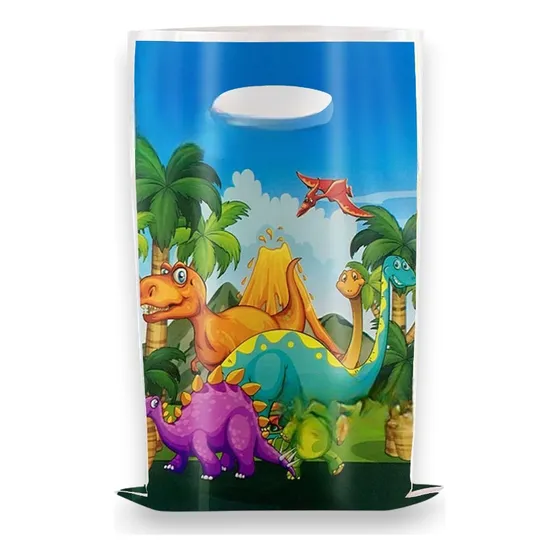 Pack Bolsas Dulces Dinosaurio Cumpleaños Cotillon
