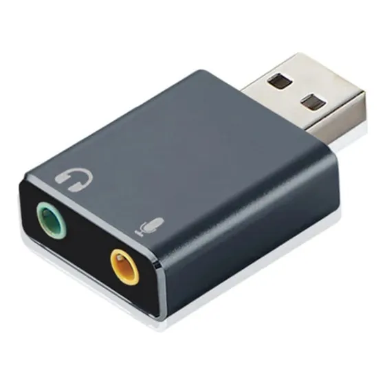 Adaptador Sonido Estéreo Argom Usb 2.0 Macho A 3.5mm Acme