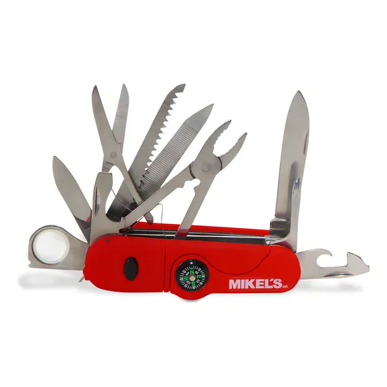 Navaja Suiza Acero Inoxidable Portátil 23 En 1 Mikelsrojo