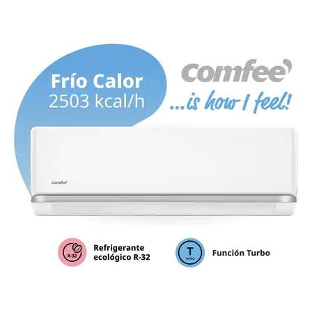 Aire Acondicionado Comfee Split Frío/calor 2503 Fg Color Blanco