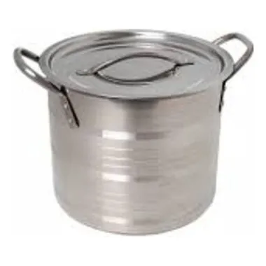 Olla Sopera Grande Acero Inoxidable 25 Cm X 19 Cm Marca 555