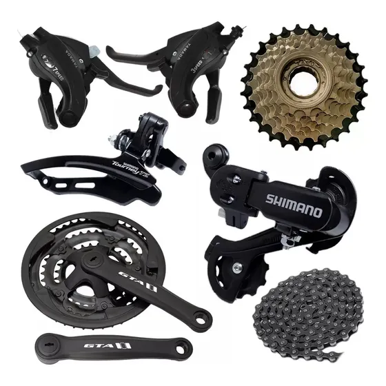 Relação Completa 21v Câmbios Shimano + Rapid Fire Bike 26 29