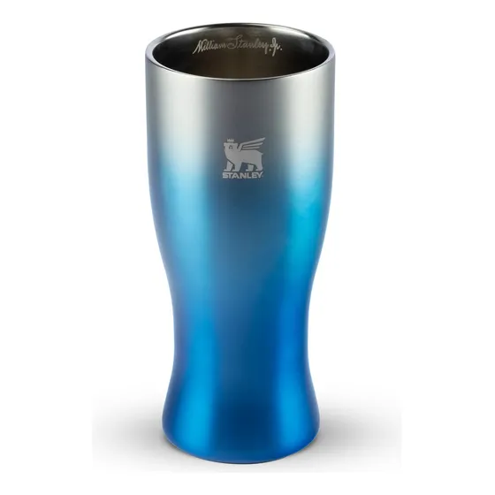 Copo Térmico Pilsner Glass Stanley Aço Inox Happy Hour 444ml Azul