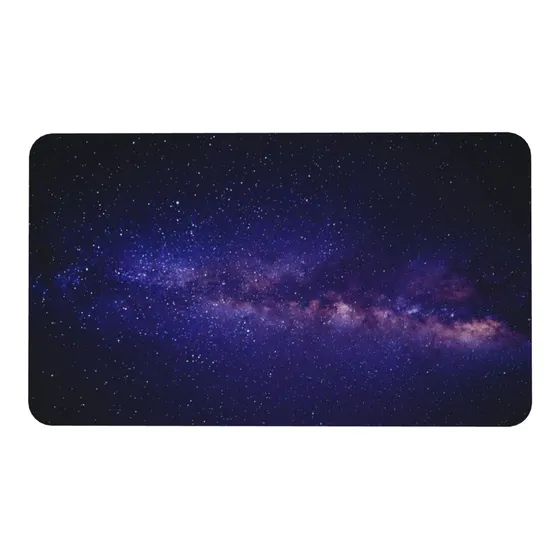 Alfombrilla Larga Para Raton Galaxy Pvc Juego Bord Agua