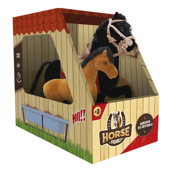 Playset 2 Caballos De Juguete Horse Family