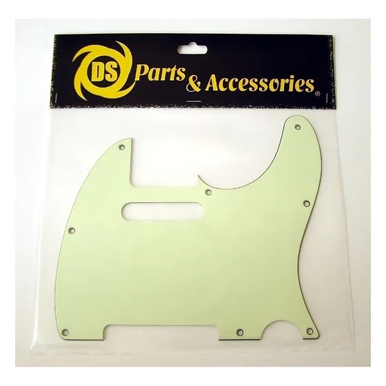 Pickguard Guitarra Telecaster 3 Capas Ds Parts Verde Menta