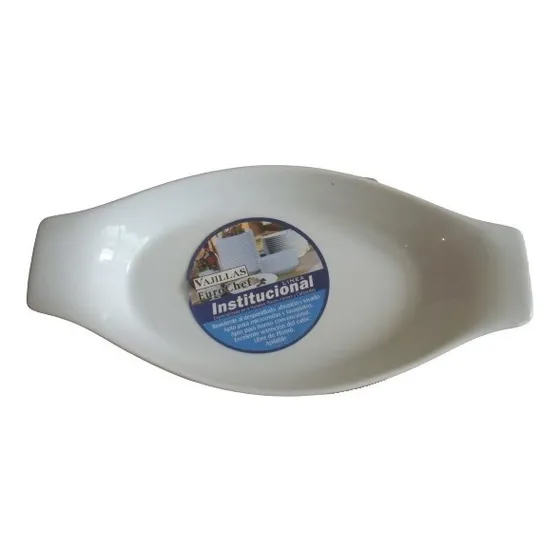 Cazuela / Pastichera Ovalada De Porcelana Nuevas