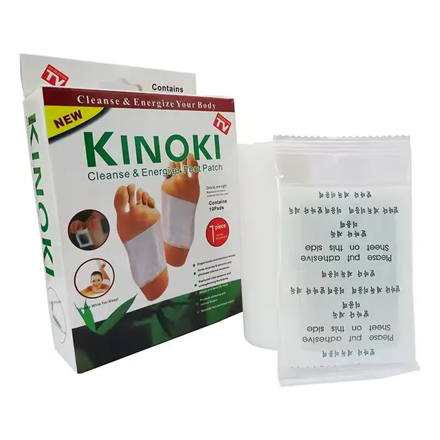 Parches Desintoxicantes De Pies Kinoki Set X 10