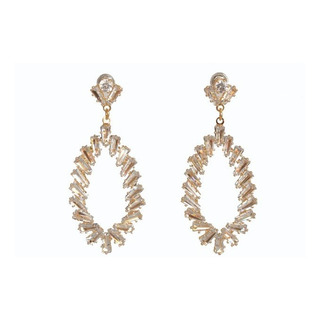 Aretes Colgantes Largos De Fiesta Con Cristal Aretes Colgantes Largos De Fiesta Con Cristal