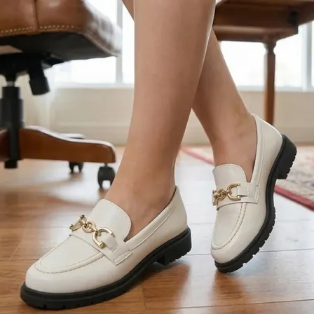 Mocassim Oxford Feminino Sapatilha Tratorado Loafer Conforto