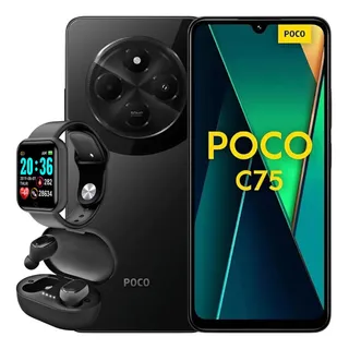 Cel Xiaomi Poco C75 256gb 8gb Ram + Fone + Relogio Brinde Cel Xiaomi Poco C75 256gb 8gb Ram + Fone + Relogio Brinde