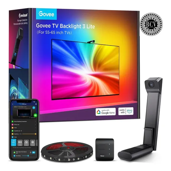 Tiras Luces Led Imita El Color Led Tv Alexa 55-65 PuLG Govee