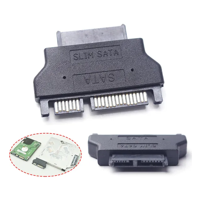 Adaptador Sata Slim Hembra A Sata Macho Para Lectoras Dvd