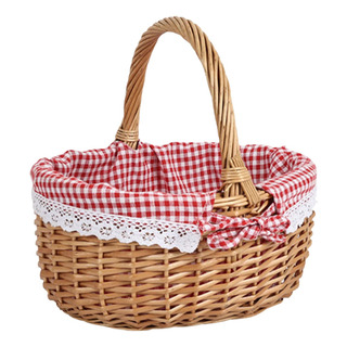 Cesta De Mimbre Para Picnic, Cesta De Almacenamiento, Cesta De Mimbre Para Picnic, Cesta De Almacenamiento,