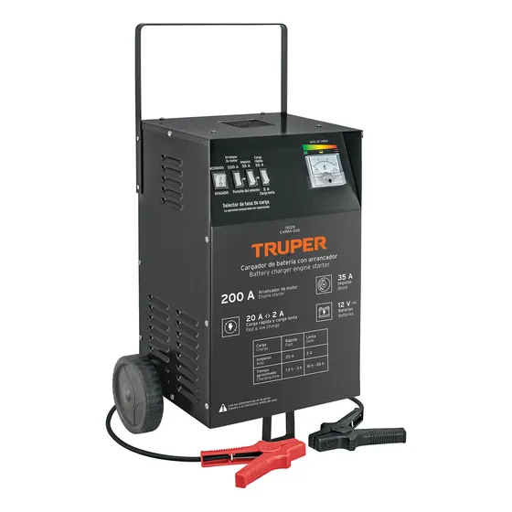 Cargador Arancador De Baterías 12v 200amp Truper 13029
