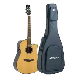 Violão Elétrico Strinberg Diamond Dd4sc Rt N Natural Com Bag Orientação Da Mão Destro Violão Elétrico Strinberg Diamond Dd4sc Rt N Natural Com Bag Orientação Da Mão Destro