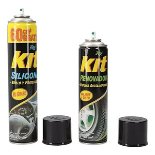 Pack Kit: Silicona 420 Cc + Renovador De Gomas 360 Cc Pack Kit: Silicona 420 Cc + Renovador De Gomas 360 Cc