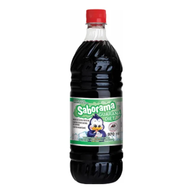 Xarope Guaraná Diet Sem Açúcar Saborama 970 Ml