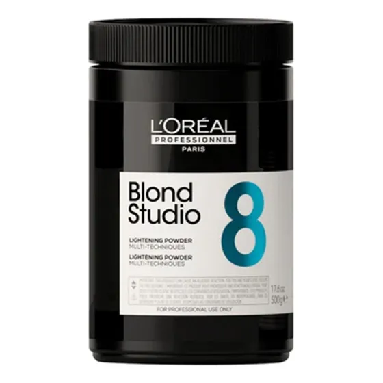 Polvo Decolorante 500 Gr Loreal Blond Studio Profesional Tono Azul