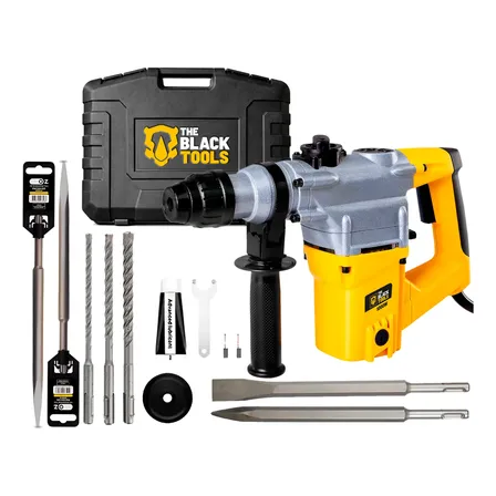 Martelete Perfurador 1000w Rompedor Sds Plus C/ Acessórios Amarelo 220v