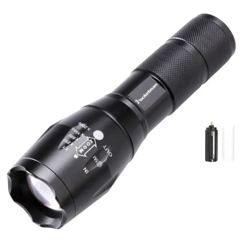 Lt379/linterna  Pocketman Cree Xm-l T6 Led 2200lumens Negra