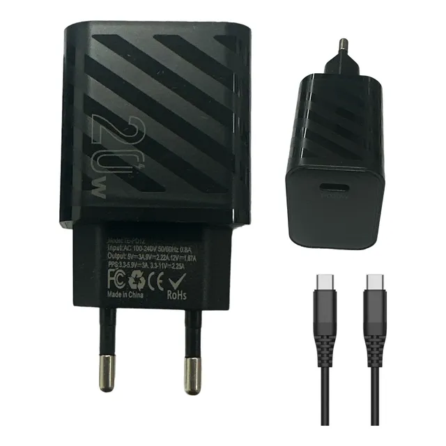 Cargador Rápido Para Samsung A55 A35 A15 A25 + Cable Usb C
