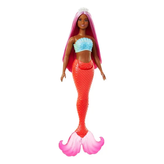 Muñeca Barbie Ensueño Sirena Con Cabello Rosa