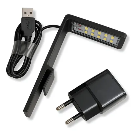 Luminária Led 5w Para Aquário Pequeno Betta Plantado Bivolt