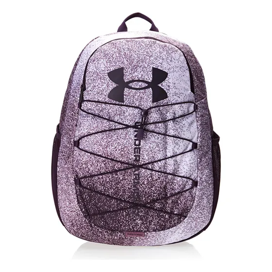 Mochila Masculina E Feminina Hustle Sport 2024 Under Armour Cor Roxo Desenho do tecido Liso