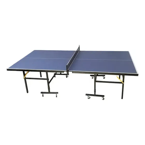 Mesa De Tenis Ping Pong - Interior Plegable Con Ruedas Tcweb Color Azul
