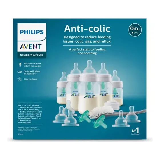 Set De Tetero Avent Philips Anti-colic