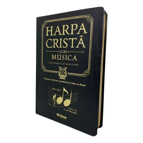 Harpa Cristã Com Música Preta Edição Revisada E Atualizada Harpa Das Igrejas Assembleias De Deus No Brasil