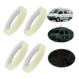 4 Cintas De Seguridad Luminosas Autoadhesiva 4 Cintas De Seguridad Luminosas Autoadhesiva