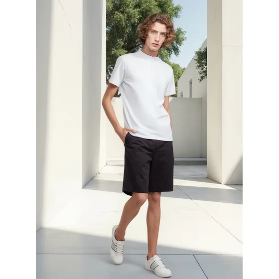 Bermuda Hombre  Negro  Seven Algodón 45100348-10