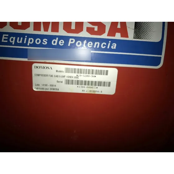 Compresor 200 Lts Gasolina Nuevo