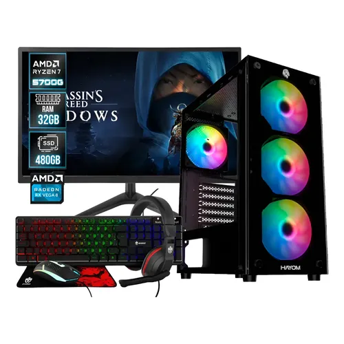 Pc Gamer Completo Setup Ninja Lexus I, Amd Ryzen 7 5700g, 16gb