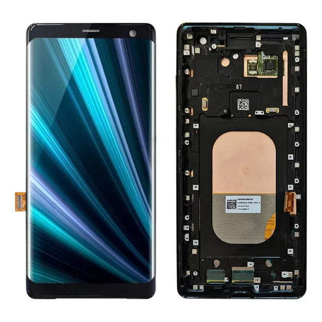 Compatível Tela De Toque Oled Com Moldura Para Sony Xz3