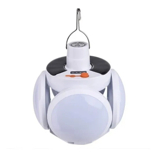 Ampolleta Solar Led De Emergencia Recargable Luz Hogar 40 W