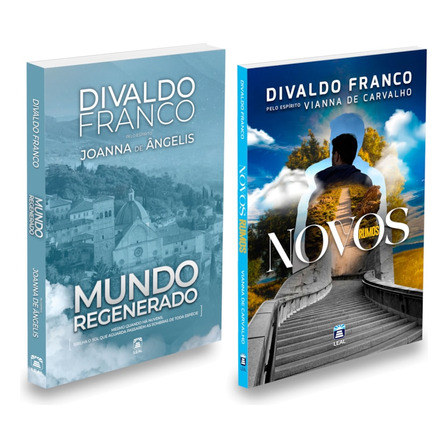 Kit Novos Rumos + Mundo Regenerado - 2 Livros - Divaldo Franco Kit Novos Rumos + Mundo Regenerado - 2 Livros - Divaldo Franco